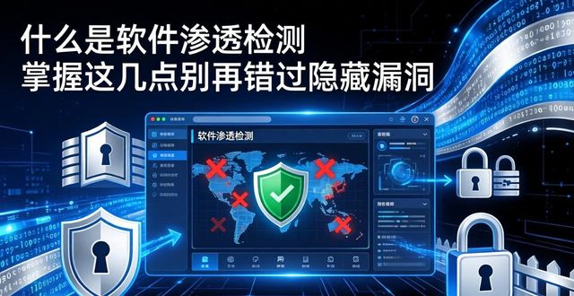 什么是软件渗透检测 掌握这几点别再错过隐藏漏洞
